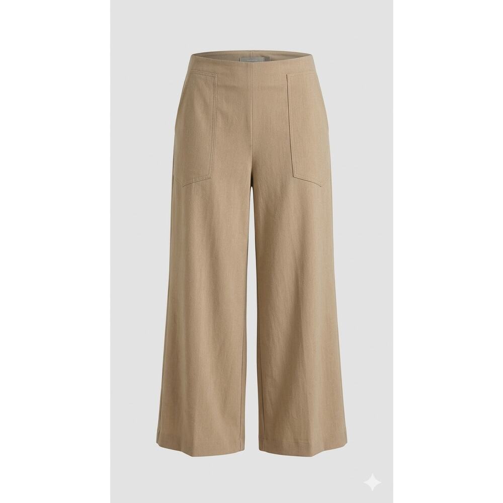 Wide Legged Khaki Versona Slacks
